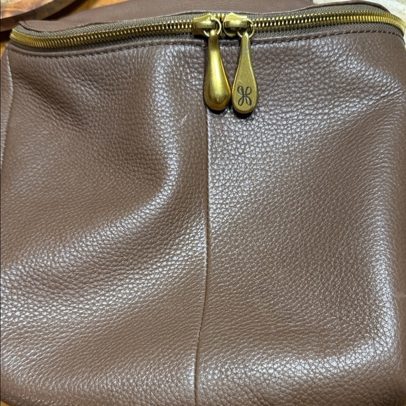 HOBO “River” Brown Leather Backpack - Picture 3 of 11